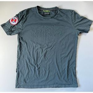 Reading Football Club T-Shirt Mens XL Macron Grey Armpit to Armpit is 21”